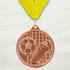 Medalla de Metal de Fútbol de 2" con cinta MDL510